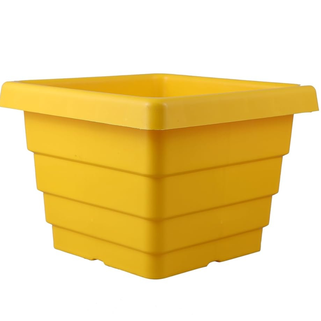 Plastic Square Flower Pot (5in) Set of 4 - Image 2